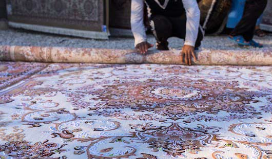 روش اصولی لول کردن قالی در قالیشویی نیاوران